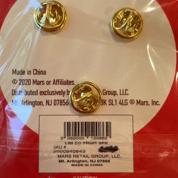 M & M’s Fruity Fun Limited Edition Pin Set (of 3) - Picture 3 of 5